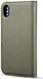 Apple iPhone XS Echt Leren 2-in-1 Bookcase en Back Cover Hoesje Groen afbeelding 15