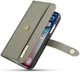 Apple iPhone XS Echt Leren 2-in-1 Bookcase en Back Cover Hoesje Groen afbeelding 7