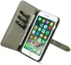 Apple iPhone 7/8 Plus Leren 2-in-1 Bookcase en Back Cover Hoesje Groen afbeelding 4