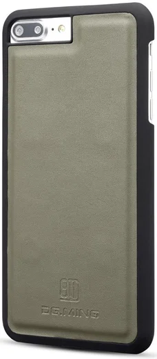 Apple iPhone 7/8 Plus Leren 2-in-1 Bookcase en Back Cover Hoesje Groen afbeelding 5