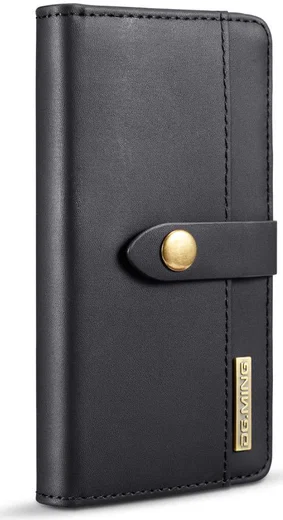 Apple iPhone 6s Plus Leren 2-in-1 Bookcase en Back Cover Hoesje Zwart afbeelding 11
