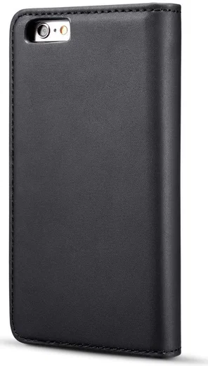Apple iPhone 6s Plus Leren 2-in-1 Bookcase en Back Cover Hoesje Zwart afbeelding 12
