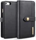 Apple iPhone 6s Plus Leren 2-in-1 Bookcase en Back Cover Hoesje Zwart afbeelding 10