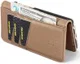 Apple iPhone 6s Plus Leren 2-in-1 Bookcase en Back Cover Hoesje Bruin afbeelding 8