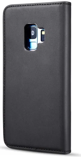 Samsung Galaxy S9 Leren 2-in-1 Bookcase en Back Cover Hoesje Zwart afbeelding 15