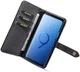 Samsung Galaxy S9 Leren 2-in-1 Bookcase en Back Cover Hoesje Zwart afbeelding 1