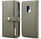 Samsung Galaxy S9 Leren 2-in-1 Bookcase en Back Cover Hoesje Groen afbeelding 4