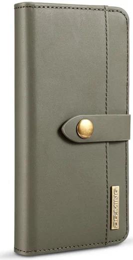 Samsung Galaxy S9 Leren 2-in-1 Bookcase en Back Cover Hoesje Groen afbeelding 12
