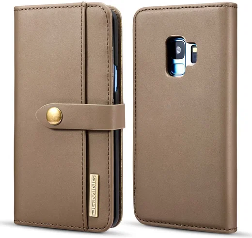 Samsung Galaxy S9 Leren 2-in-1 Bookcase en Back Cover Hoesje Bruin afbeelding 4