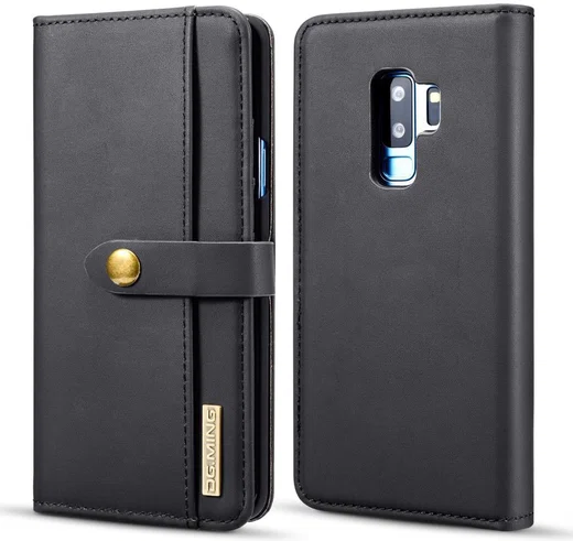 Samsung Galaxy S9 Plus 2-in-1 Bookcase en Back Cover Hoesje Zwart afbeelding 1