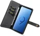 Samsung Galaxy S9 Plus 2-in-1 Bookcase en Back Cover Hoesje Zwart afbeelding 4
