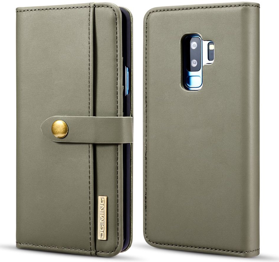 Samsung Galaxy S9 Plus 2-in-1 Bookcase en Back Cover Hoesje Groen afbeelding 1