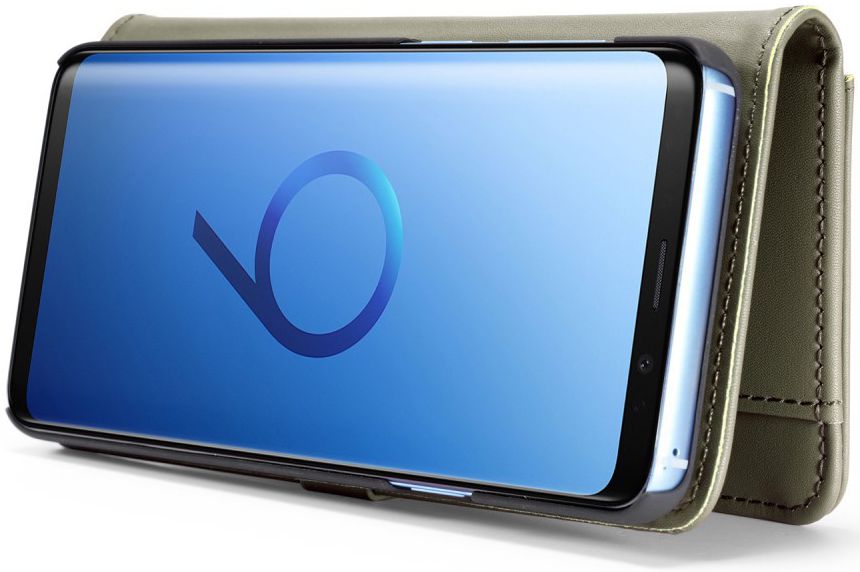 Samsung Galaxy S9 Plus 2-in-1 Bookcase en Back Cover Hoesje Groen afbeelding 7