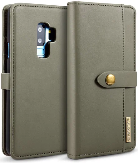Samsung Galaxy S9 Plus 2-in-1 Bookcase en Back Cover Hoesje Groen afbeelding 10