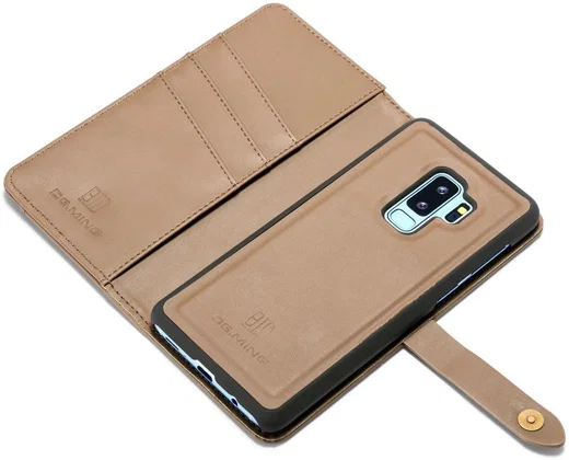 Samsung Galaxy S9 Plus 2-in-1 Bookcase en Back Cover Hoesje Bruin afbeelding 6
