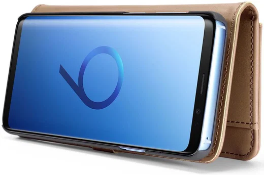 Samsung Galaxy S9 Plus 2-in-1 Bookcase en Back Cover Hoesje Bruin afbeelding 7