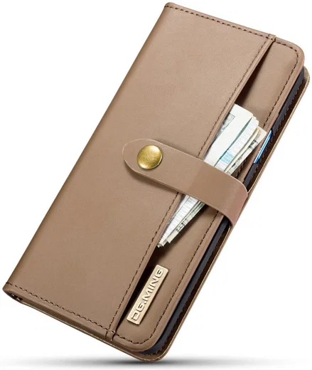 Samsung Galaxy S9 Plus 2-in-1 Bookcase en Back Cover Hoesje Bruin afbeelding 9