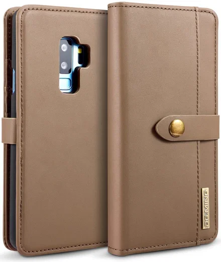 Samsung Galaxy S9 Plus 2-in-1 Bookcase en Back Cover Hoesje Bruin afbeelding 10