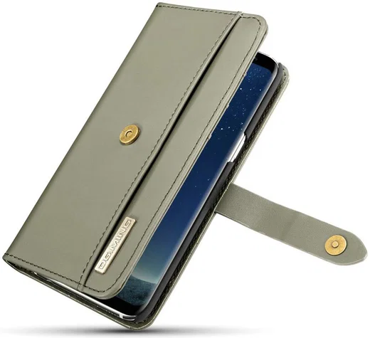 Samsung Galaxy S8 Plus 2-in-1 Bookcase en Back Cover Hoesje Groen afbeelding 15