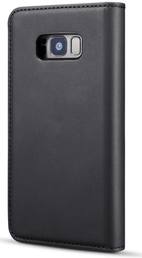 Samsung Galaxy S8 Leren 2-in-1 Bookcase en Back Cover Hoesje Zwart afbeelding 13