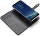 Samsung Galaxy S8 Leren 2-in-1 Bookcase en Back Cover Hoesje Zwart afbeelding 2