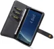 Samsung Galaxy S8 Leren 2-in-1 Bookcase en Back Cover Hoesje Zwart afbeelding 3