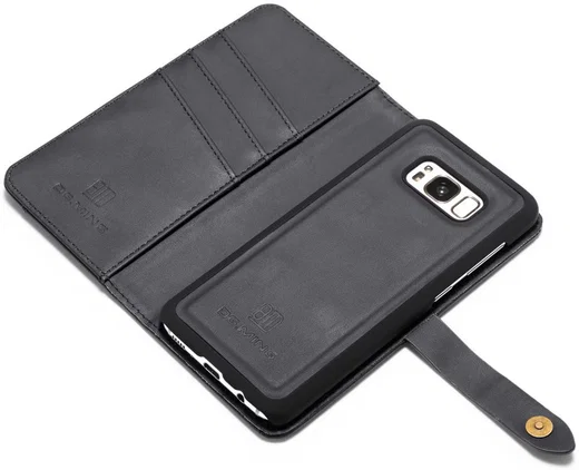 Samsung Galaxy S8 Leren 2-in-1 Bookcase en Back Cover Hoesje Zwart afbeelding 5