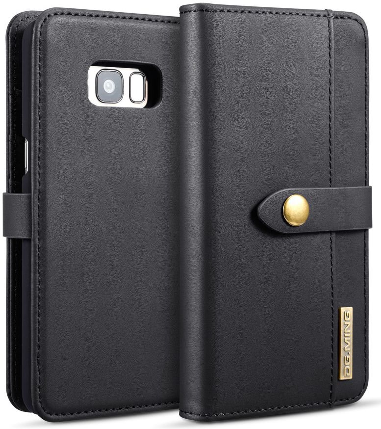 Samsung Galaxy S8 Leren 2-in-1 Bookcase en Back Cover Hoesje Zwart afbeelding 9