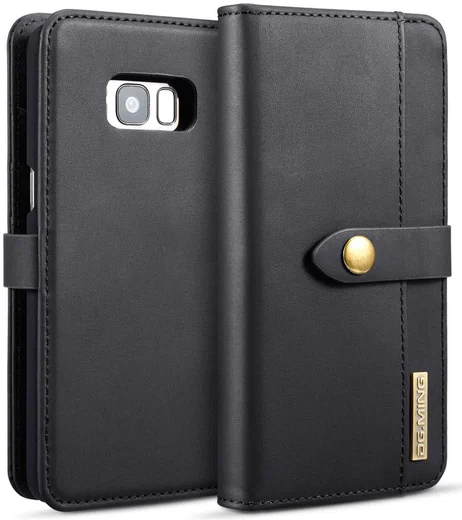 Samsung Galaxy S8 Leren 2-in-1 Bookcase en Back Cover Hoesje Zwart afbeelding 9