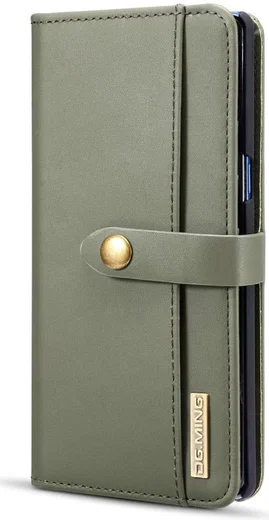 Samsung Galaxy Note 8 Leren 2-in-1 Bookcase en Back Cover Hoesje Groen afbeelding 14