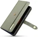Samsung Galaxy Note 8 Leren 2-in-1 Bookcase en Back Cover Hoesje Groen afbeelding 4