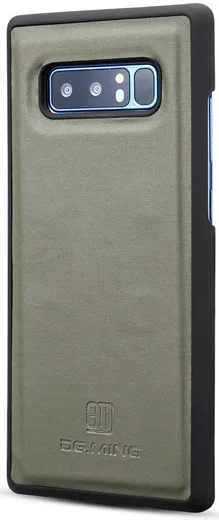 Samsung Galaxy Note 8 Leren 2-in-1 Bookcase en Back Cover Hoesje Groen afbeelding 6