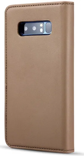 Samsung Galaxy Note 8 Leren 2-in-1 Bookcase en Back Cover Hoesje Bruin afbeelding 14