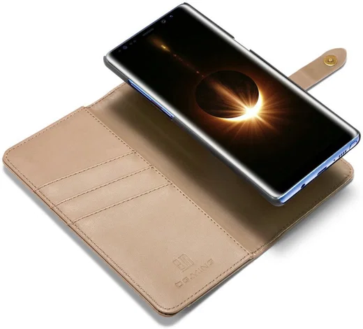 Samsung Galaxy Note 8 Leren 2-in-1 Bookcase en Back Cover Hoesje Bruin afbeelding 2