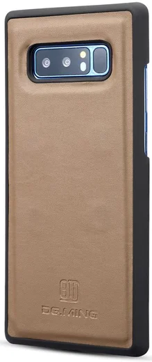 Samsung Galaxy Note 8 Leren 2-in-1 Bookcase en Back Cover Hoesje Bruin afbeelding 5