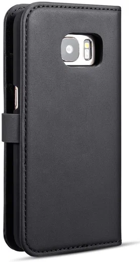 Samsung Galaxy S7 Leren 2-in-1 Bookcase en Back Cover Hoesje Zwart afbeelding 13