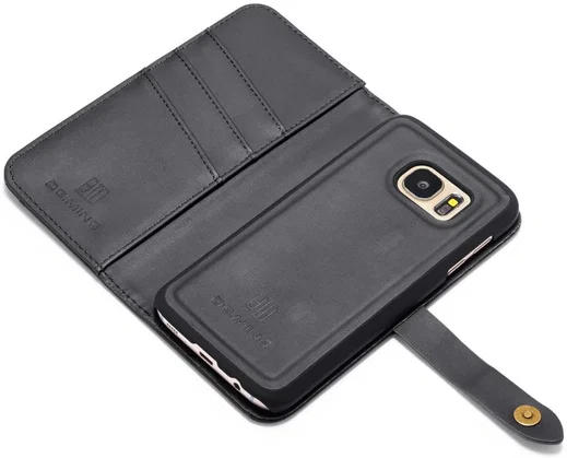 Samsung Galaxy S7 Leren 2-in-1 Bookcase en Back Cover Hoesje Zwart afbeelding 6