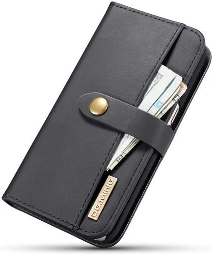 Samsung Galaxy S7 Leren 2-in-1 Bookcase en Back Cover Hoesje Zwart afbeelding 9