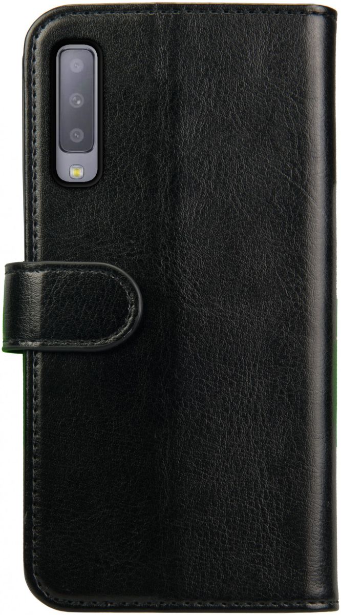 Rosso Element Samsung Galaxy A7 2018 Hoesje Book Cover Zwart afbeelding 2