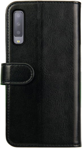 Rosso Element Samsung Galaxy A7 2018 Hoesje Book Cover Zwart afbeelding 2