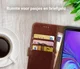 Rosso Element Samsung Galaxy A7 2018 Hoesje Book Cover Bruin afbeelding 9