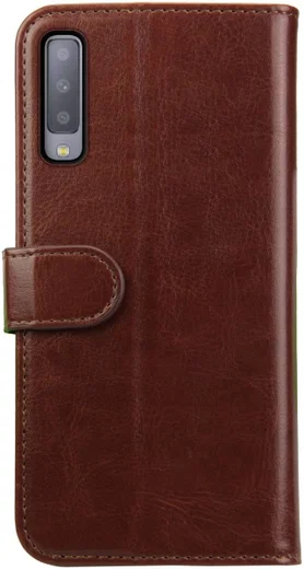 Rosso Element Samsung Galaxy A7 2018 Hoesje Book Cover Bruin afbeelding 5