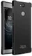 IMAK Sony Xperia XA2 Plus Hoesje TPU met Screenprotector Metaal Zwart afbeelding 2