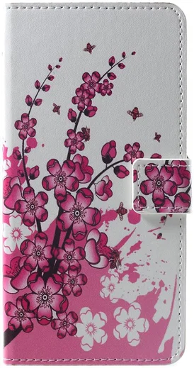 Huawei P Smart Plus Portemonnee Hoesje Blossom afbeelding 6