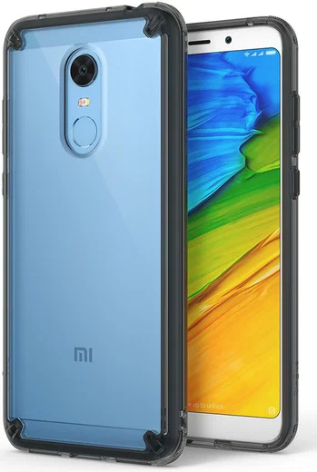 Ringke Fusion Xiaomi Redmi 5 Plus Transparant Zwart afbeelding 1