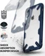 Ringke Fusion X Apple iPhone XR Hoesje Doorzichtig Blauw afbeelding 2