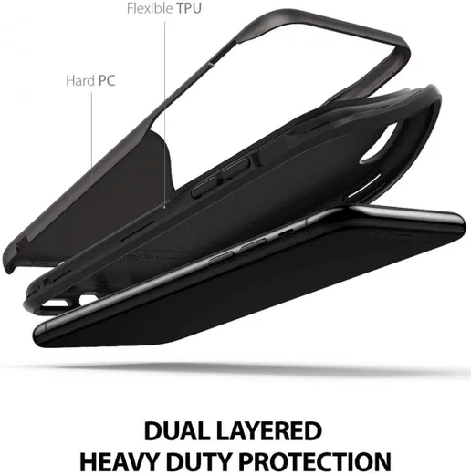Ringke Wave Apple iPhone XS Hoesje Zwart afbeelding 5