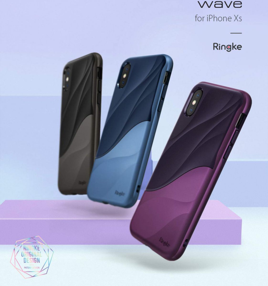 Ringke Wave Apple iPhone XS Hoesje Zwart afbeelding 9