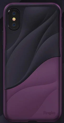 Ringke Wave Apple iPhone XS Hoesje Paars afbeelding 7