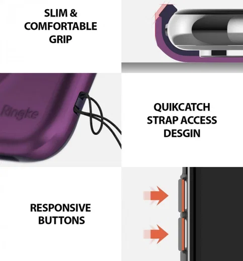 Ringke Wave Apple iPhone XS Max Hoesje Paars afbeelding 7